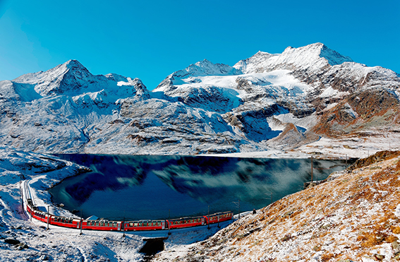 Trenino Rosso del Bernina. Viaggio di gruppo