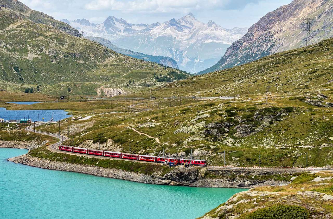 Trenino Rosso del Bernina. Viaggio di gruppo