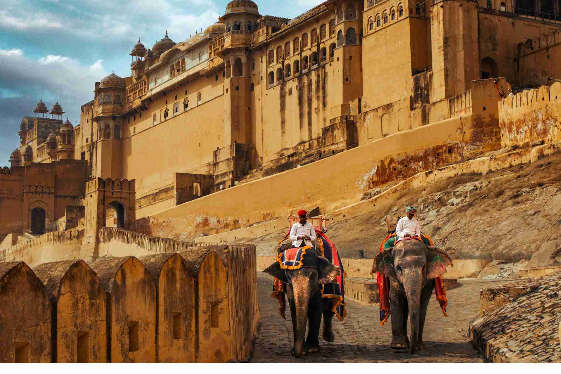 india amber fort in amer rajasthan